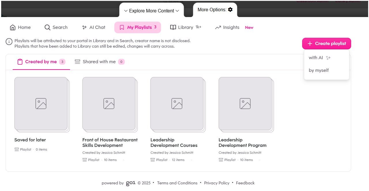 AI Playlists